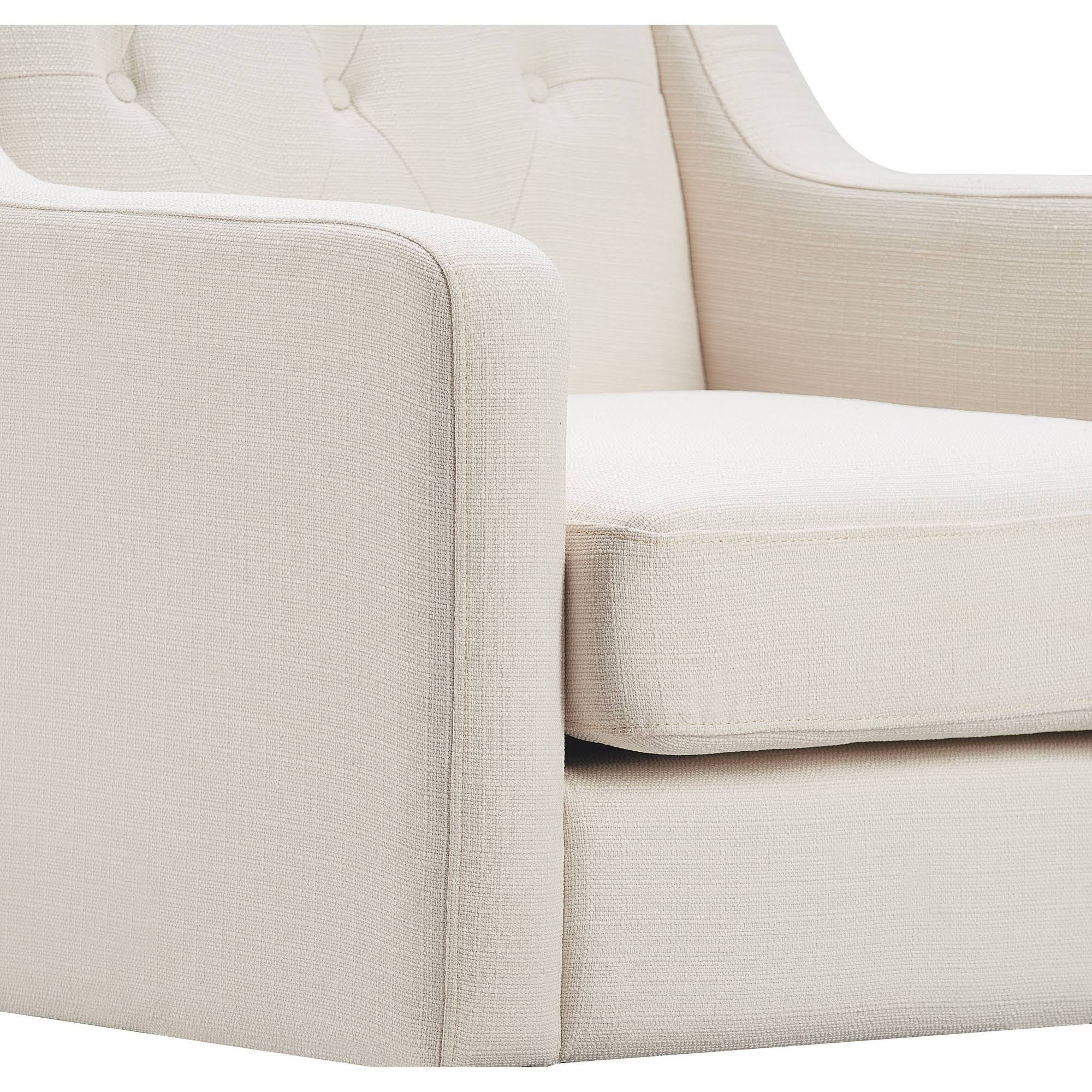Serta Nina Tufted Accent Chair - Cream