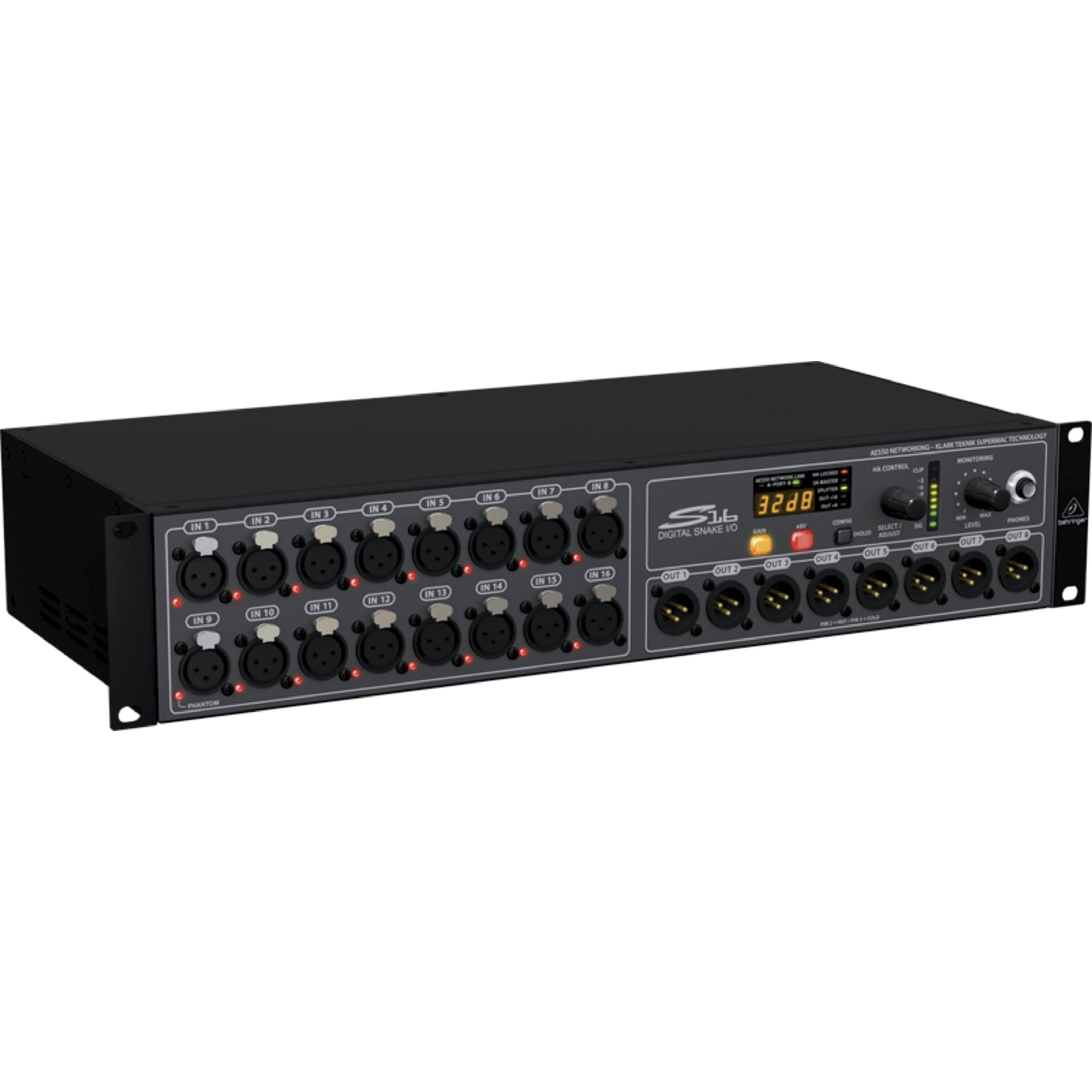 Behringer S16 16-Channel Digital Snake I/O Box