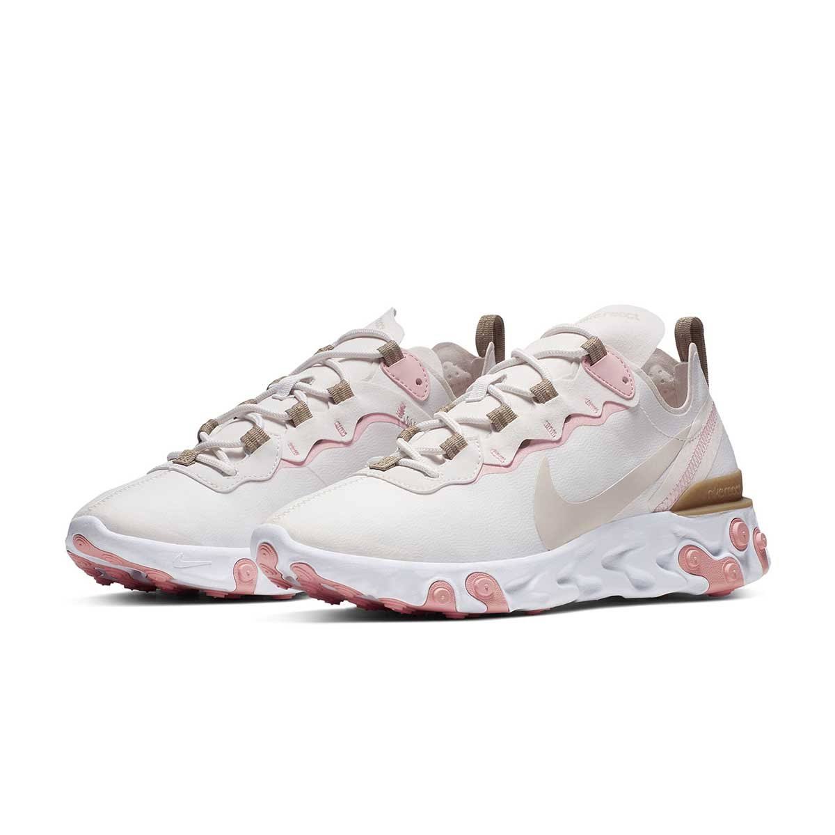 Women's Nike React Element 55 Phantom u0026 Orewood Brown