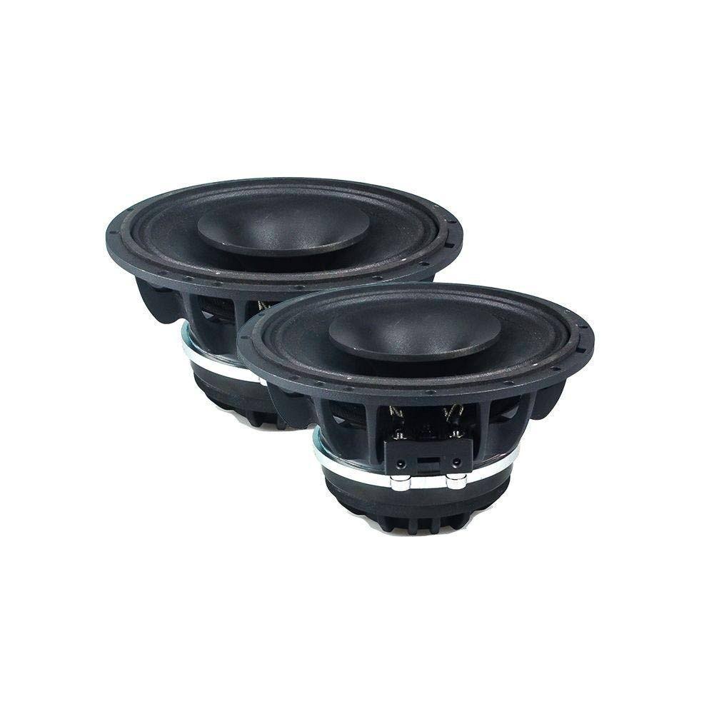 Diamond Audio MP84 Motorsports 8 inch Pro Full-Range Co-Ax Horn Speakers Pair, 200 W RMS 400 W Max - Extremely Loud
