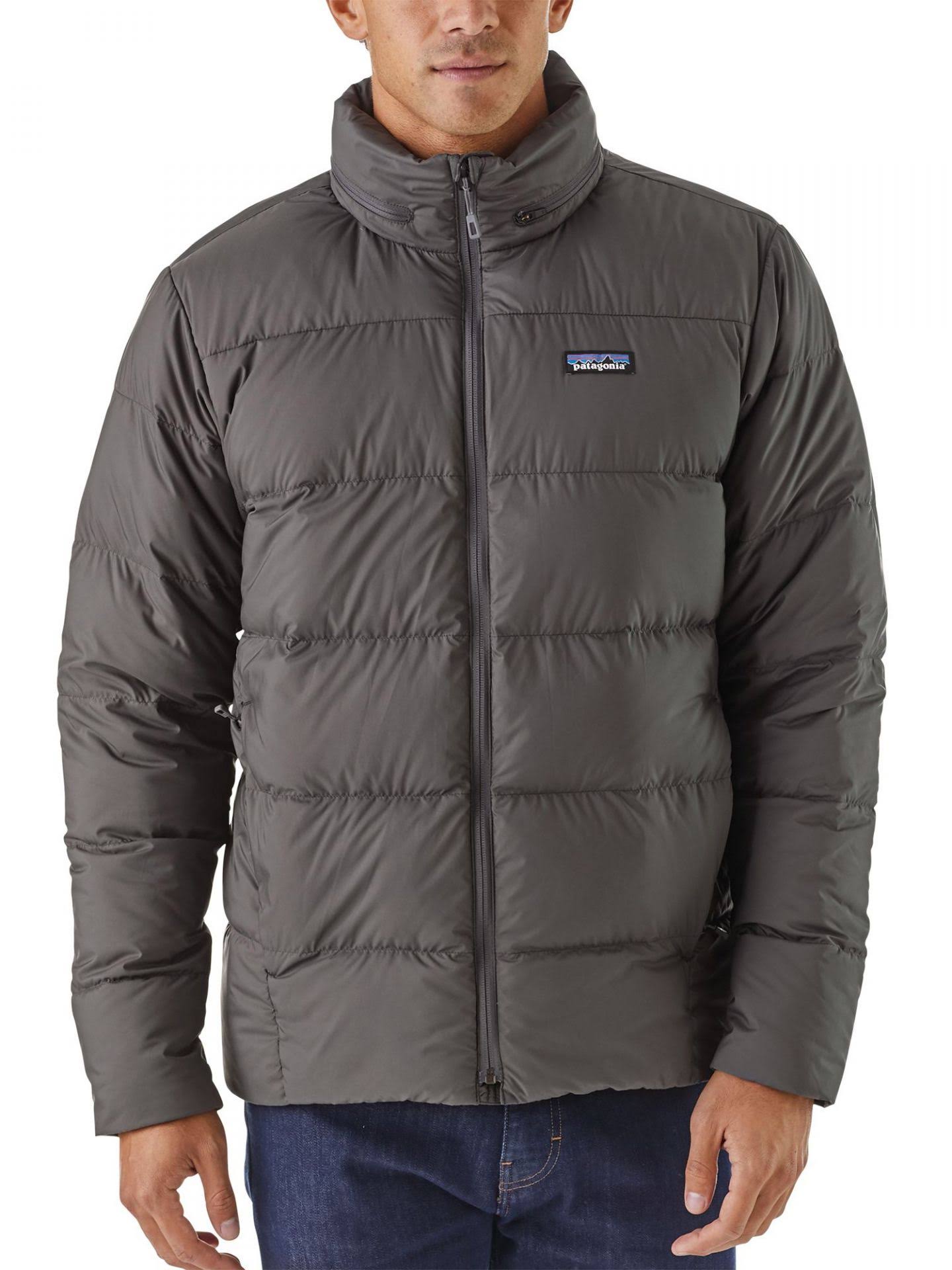 Patagonia Men&s Forge Grey Silent Down Jacket