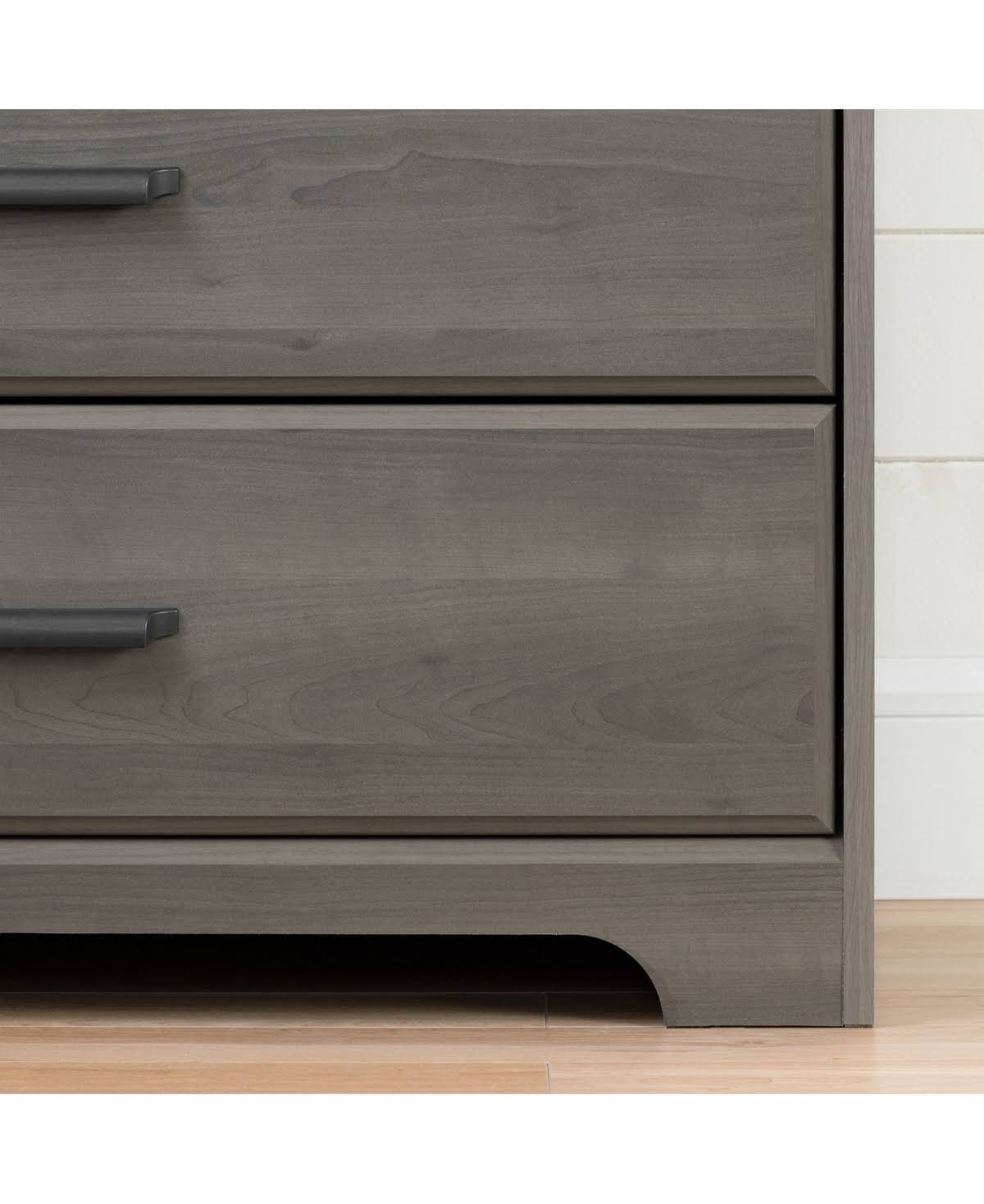 South Shore Versa 8-Drawer Double Dresser, Gray Maple
