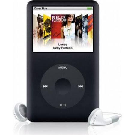 Apple 6th Generation iPod Classic 80GB Black, MP3 Player, Very Good Condition