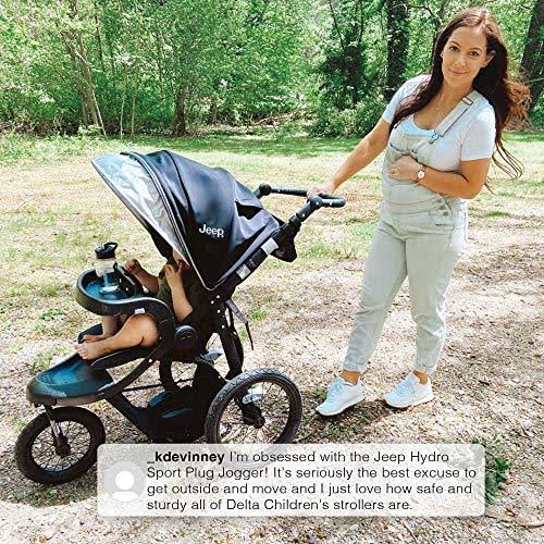 Jeep Hydro Sport Plus Jogger Stroller Black (001)