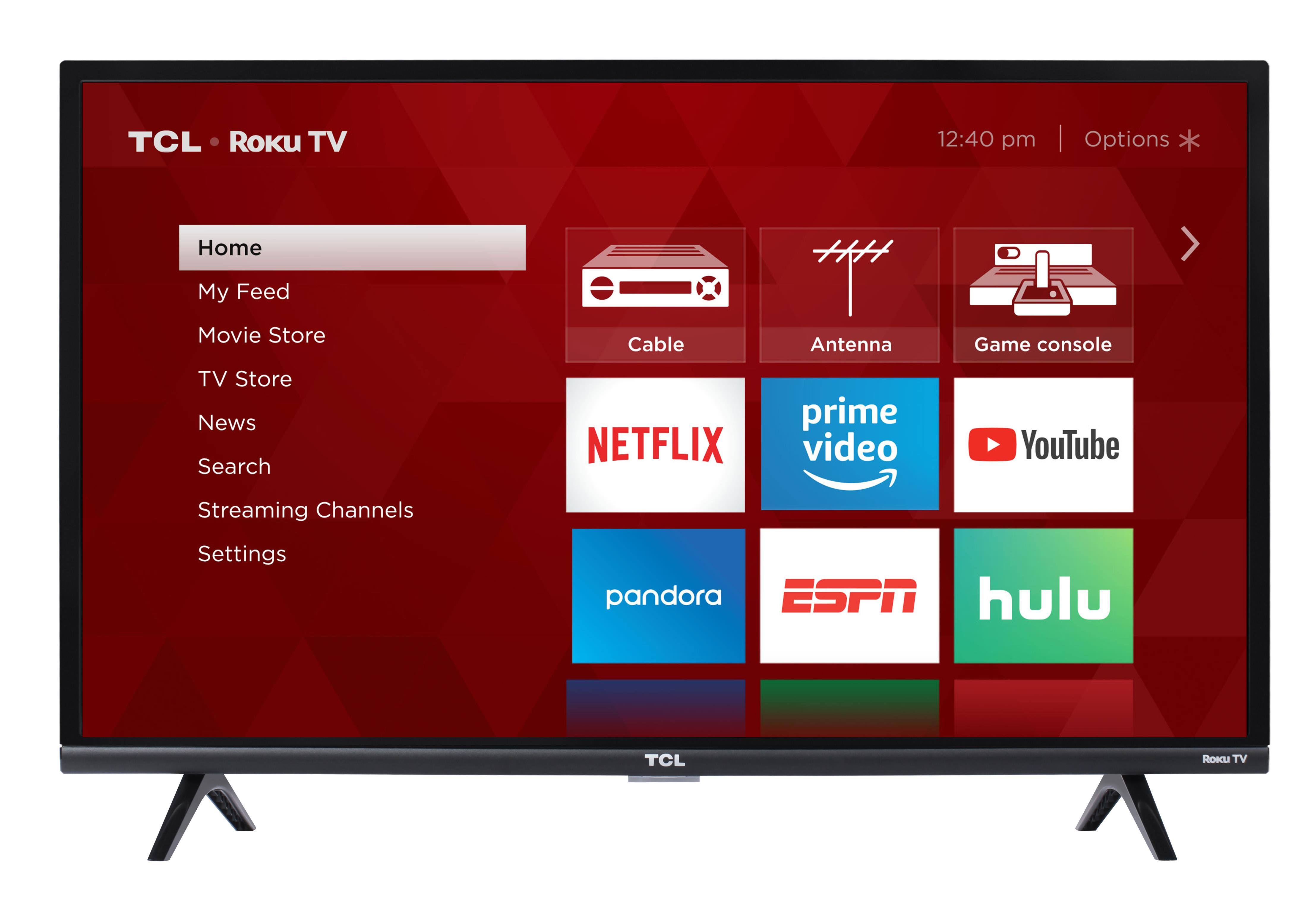 TCL 3-Series 32S327 - 32x22 LED Smart TV - 1080p - 60 Hz - Black