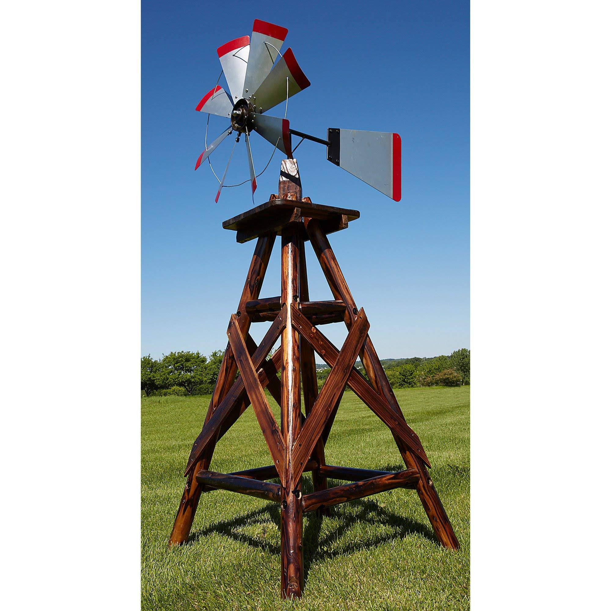 Leigh Country 6ft. Char-Log Windmill