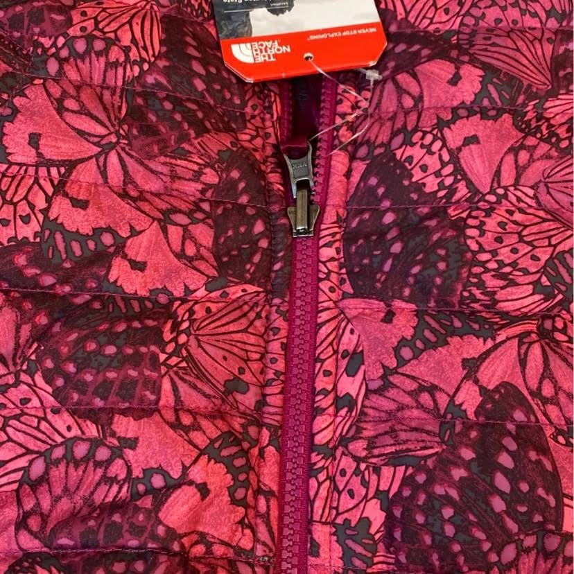 The North Face Reversible Mossbud Swirl Jacket Girls Pink