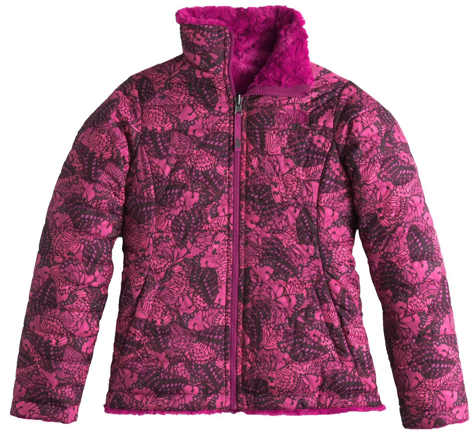 The North Face Reversible Mossbud Swirl Jacket Girls Pink