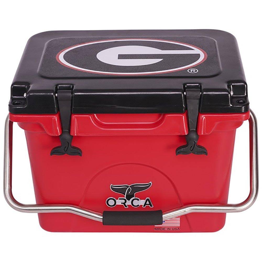 Orca Georgia Bulldogs 20 Quart Cooler Red