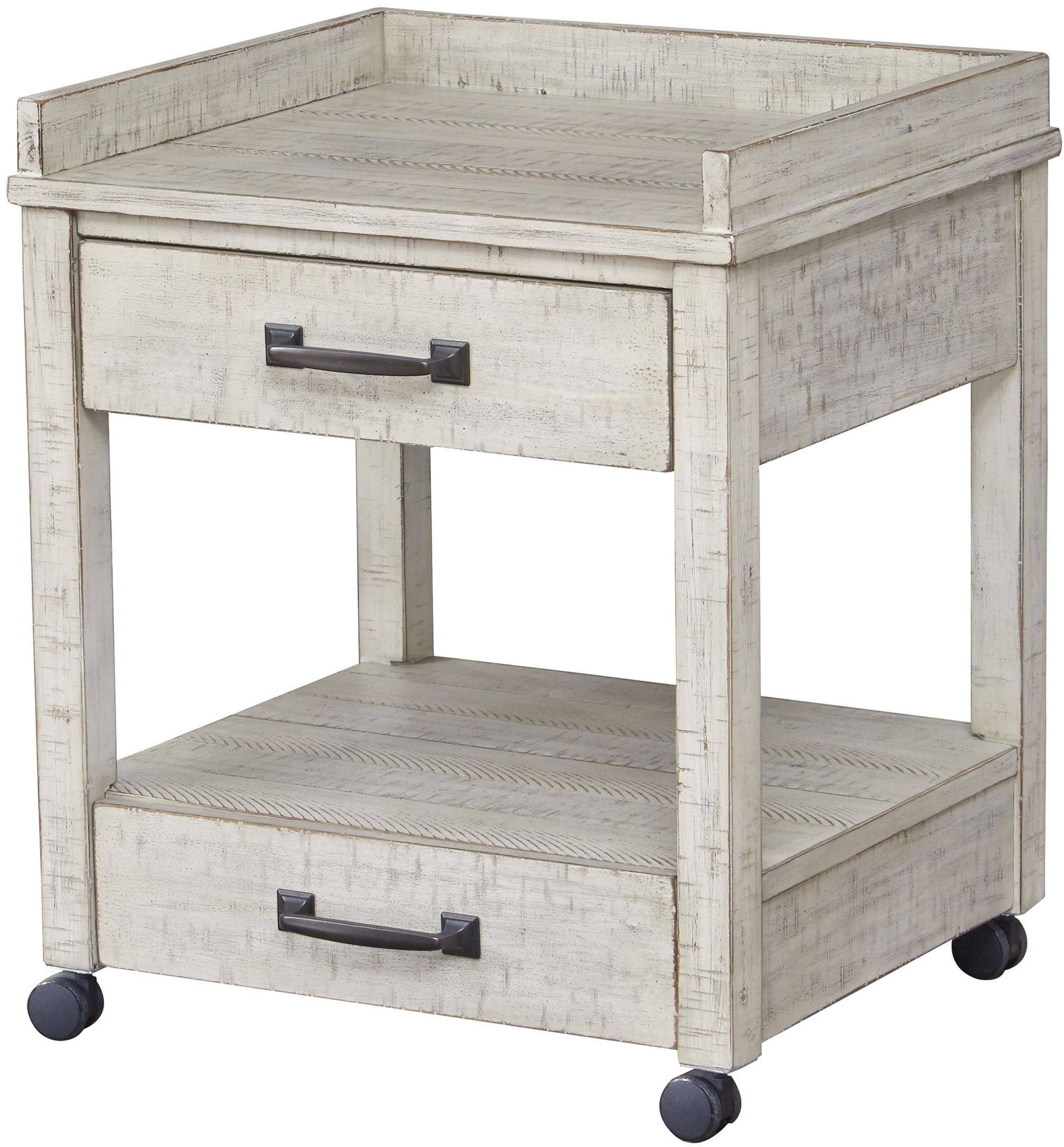 Ashley Furniture Carynhurst Whitewash Printer Stand