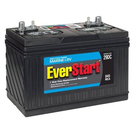 Everstart Lead Acid Marine Battery, Group 29dc