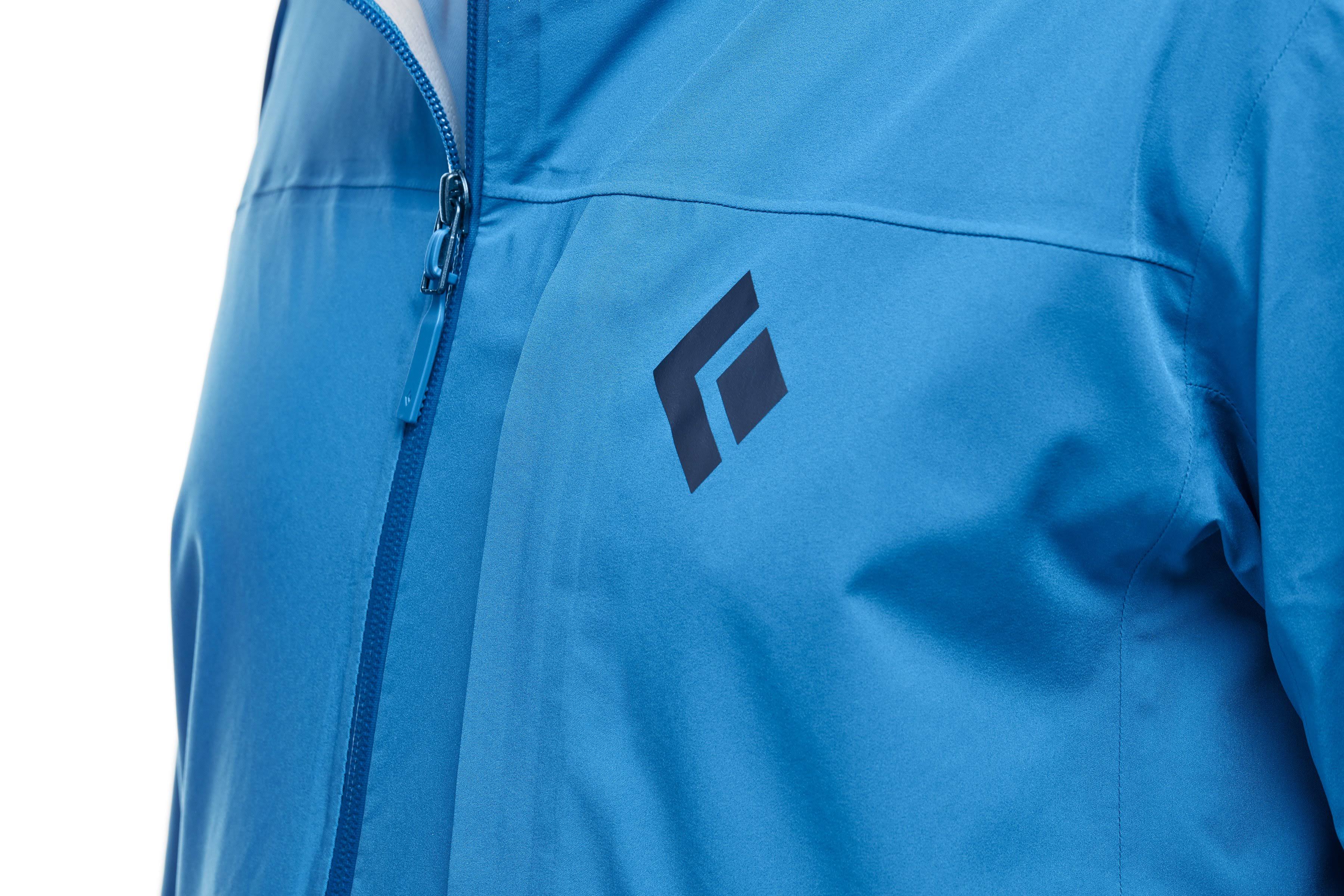 Black Diamond Men's Fineline Stretch Rain Shell - Xs - Kingfisher