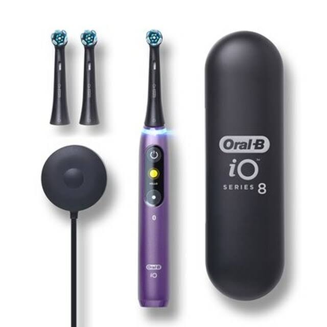 Oral-B IO Series 8 Electric Toothbrush, Violet Ametrine