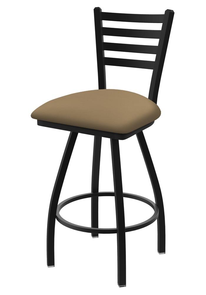 Holland Bar Stool XL 410 Jackie 36x22 Swivel Extra Tall Bar Stool with Black Wrinkle Finish and Canter Sand Seat