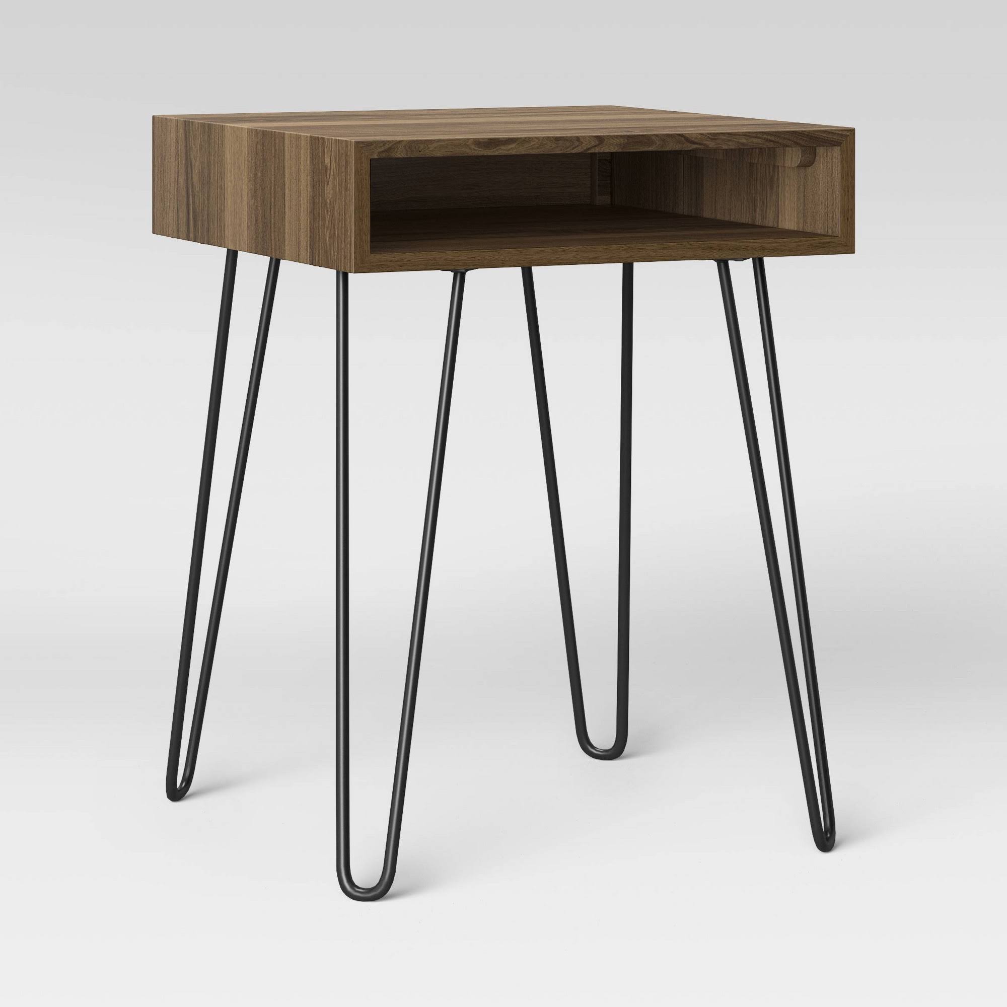 Hair Pin Accent Table Espresso Brown - Room Essentials