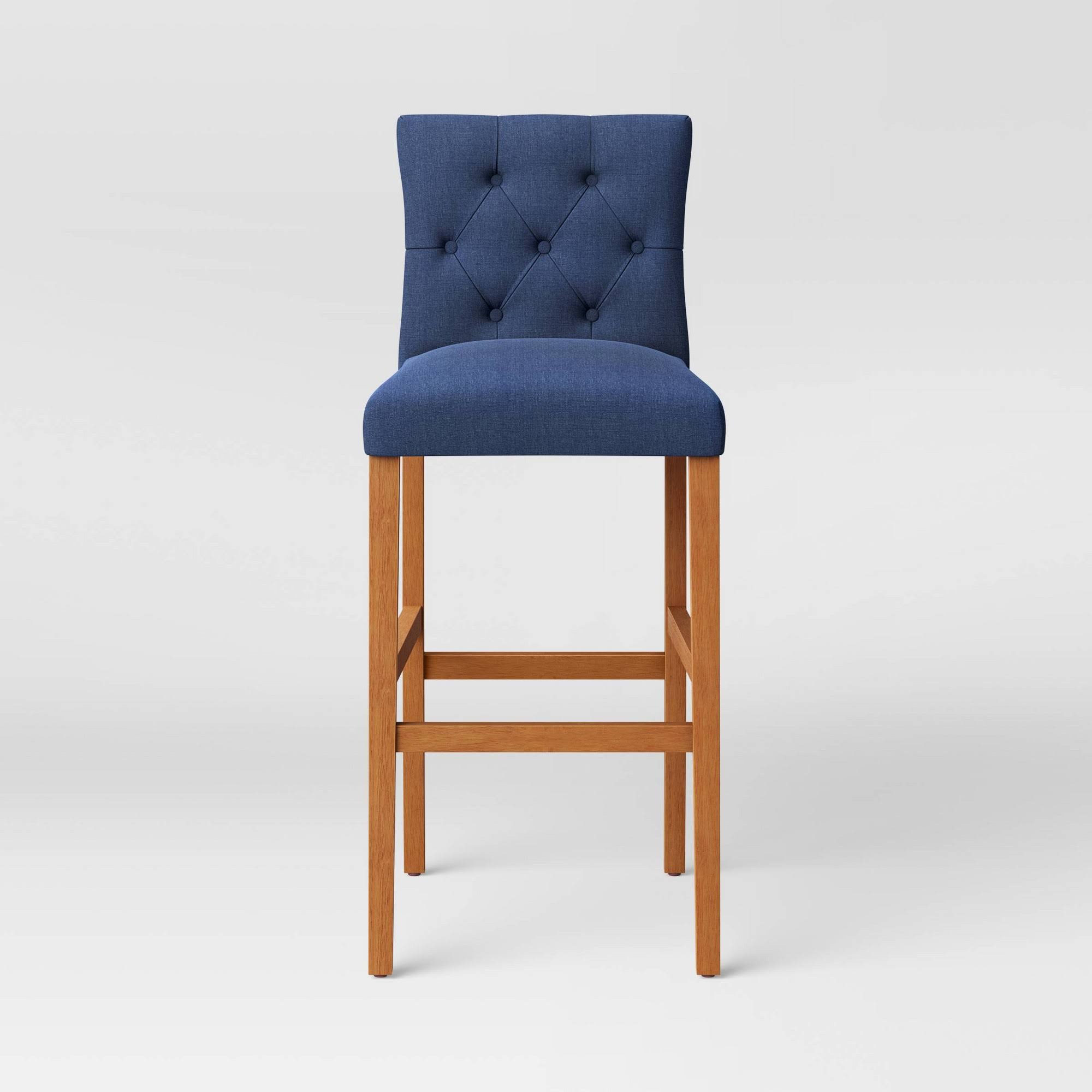 Brookline Tufted Barstool Navy - Threshold