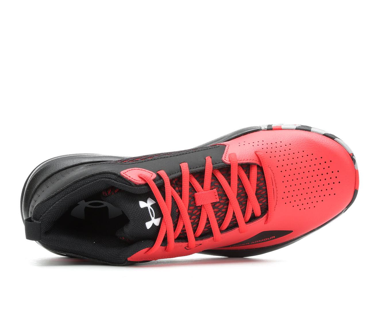 Under Armour Men's Lockdown 5 Basketball Shoes Versa Red 10