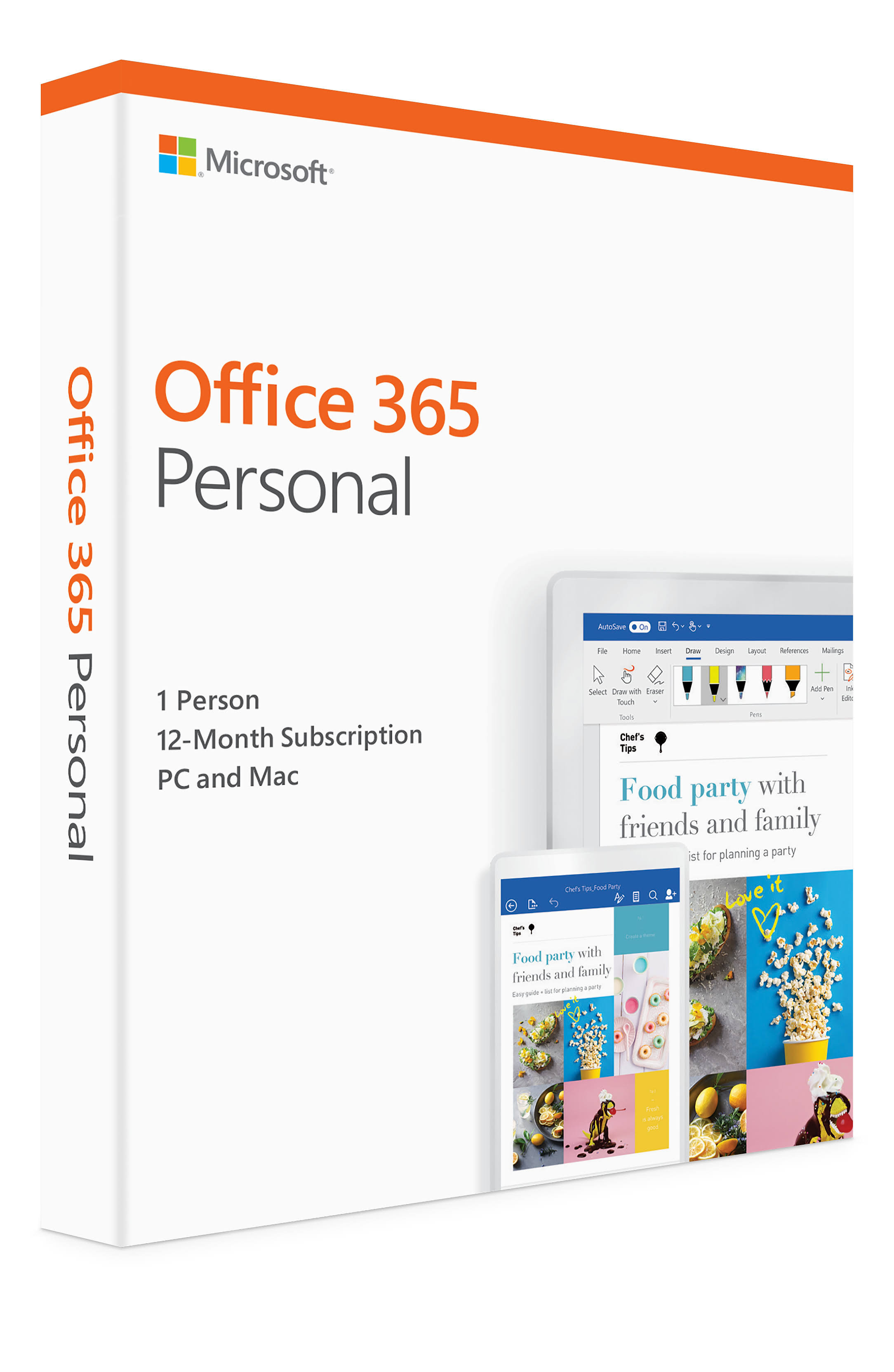 Microsoft Office 365 Personal 1 Year PC and Mac