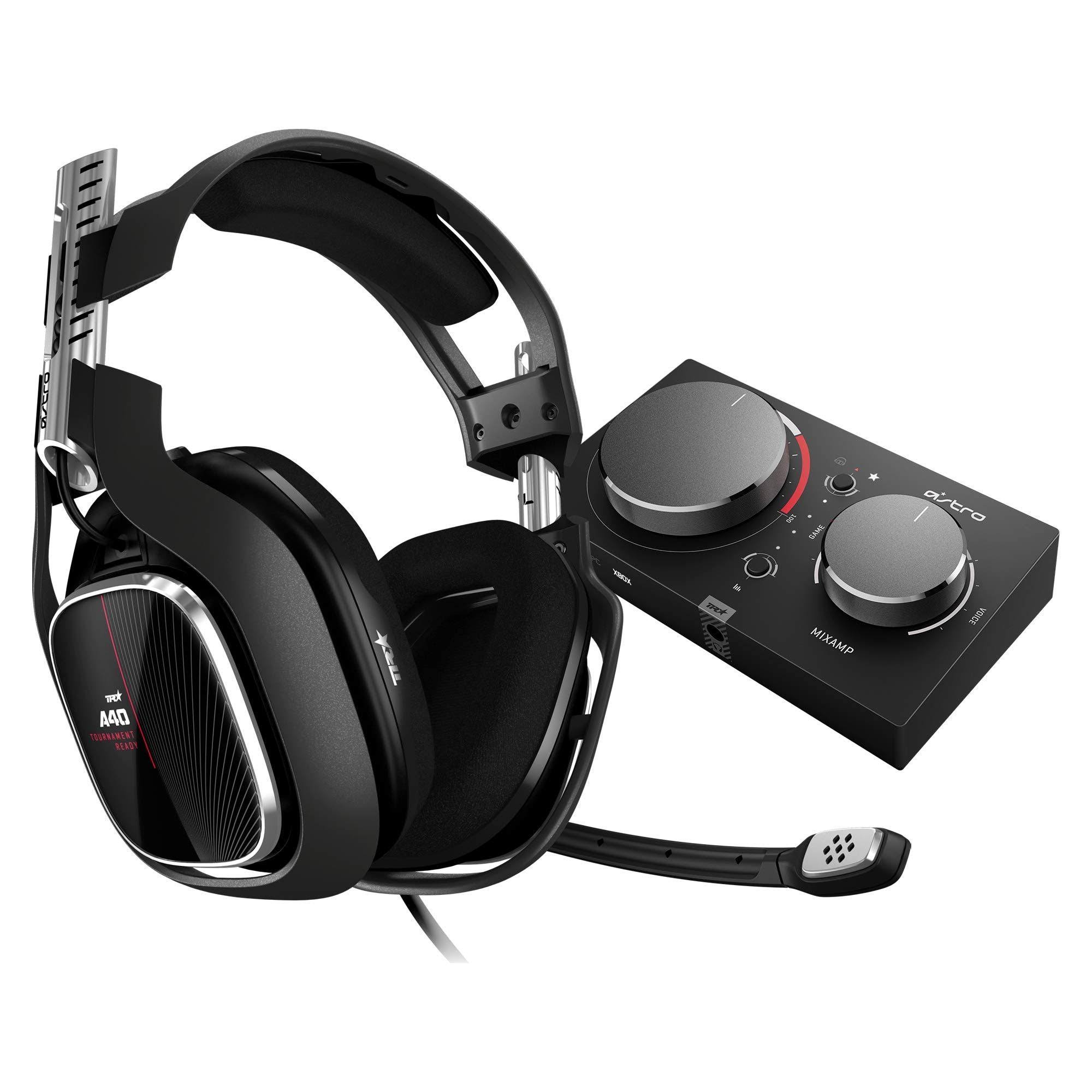 Astro Gaming - A40 TR Wired Stereo Gaming Headset for Xbox Series X|S, Xbox One and PC with MixAmp Pro TR Controller - Black