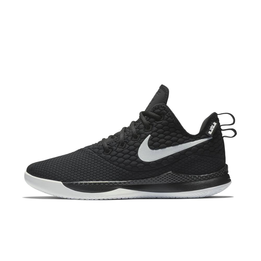 Men&s Nike Lebron Witness III (Black/White) 10