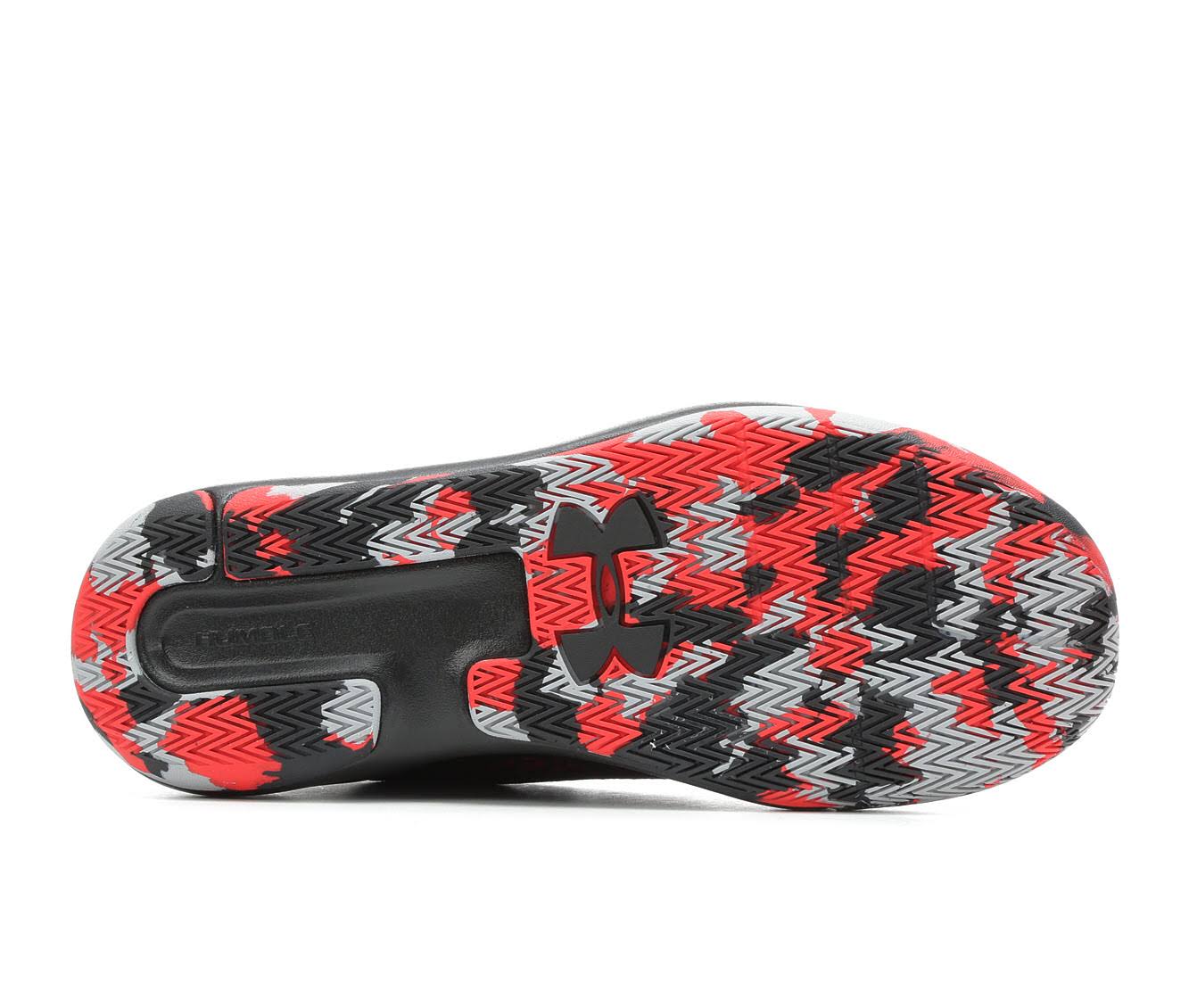 Under Armour Men's Lockdown 5 Basketball Shoes Versa Red 10