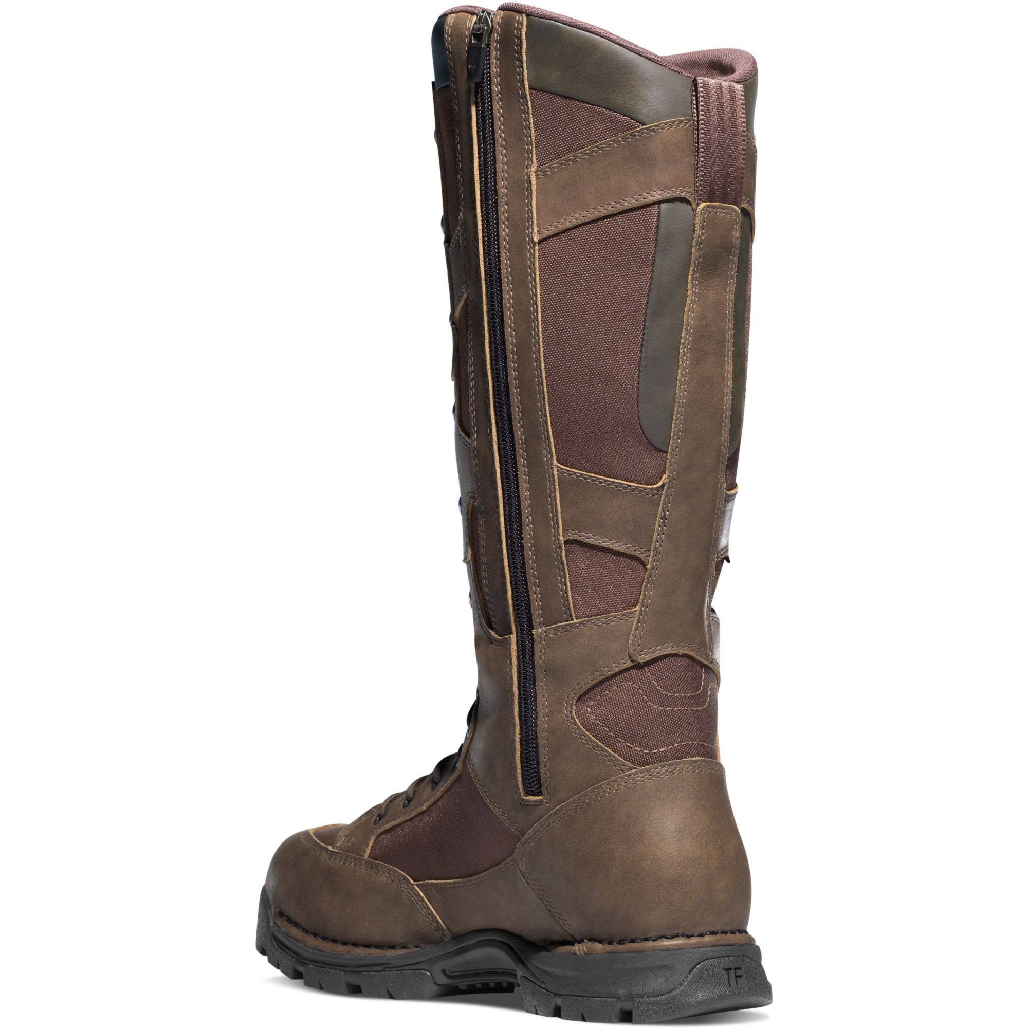 Danner Pronghorn Snake Boot Side-Zip 17 in, Men's, Brown