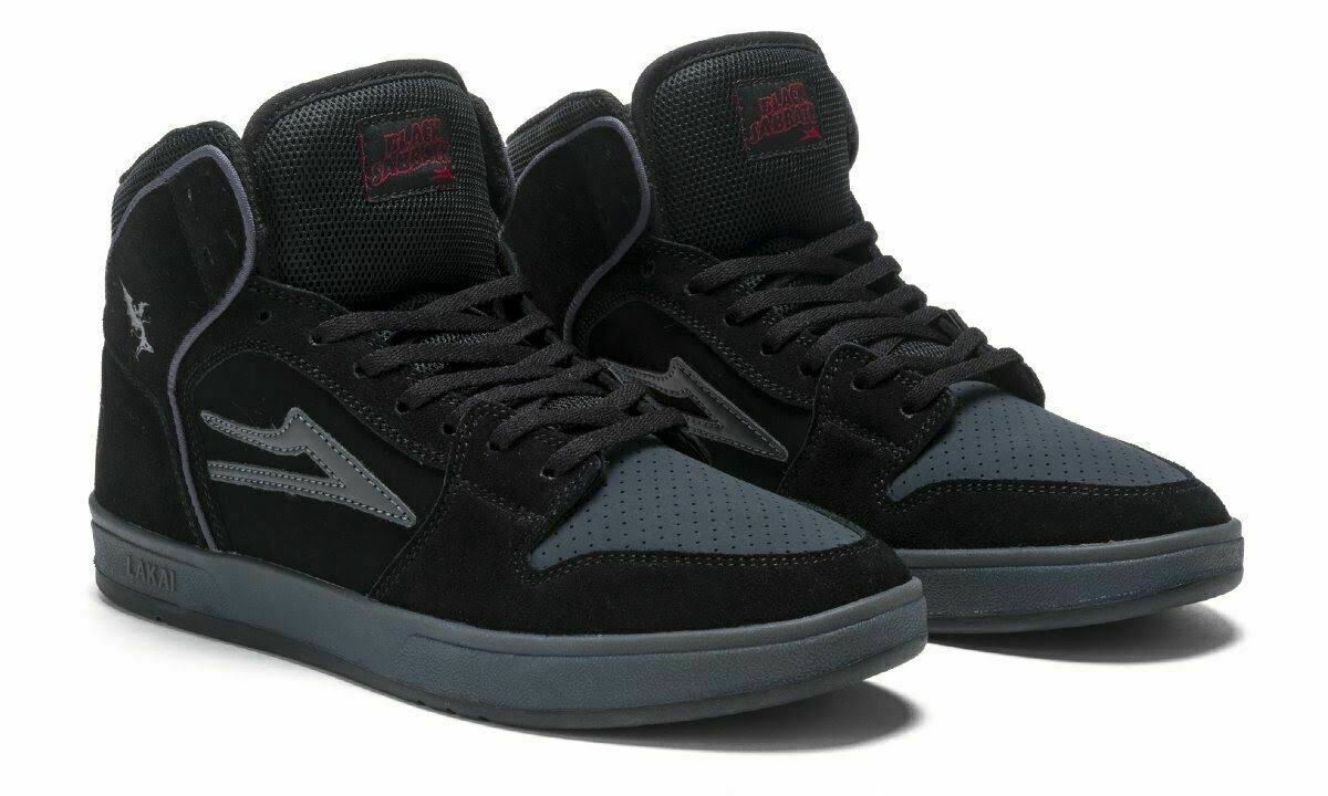 Lakai Shoes Black Sabbath Telford Black/Grey Suede