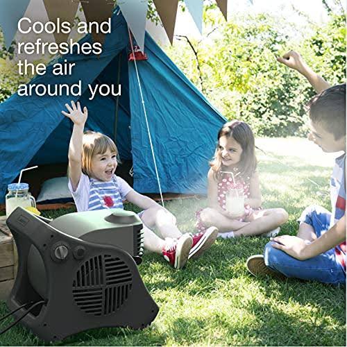 Lasko 7050 Misto Outdoor Misting Fan - Features Cooling Misters, Ideal for Camp