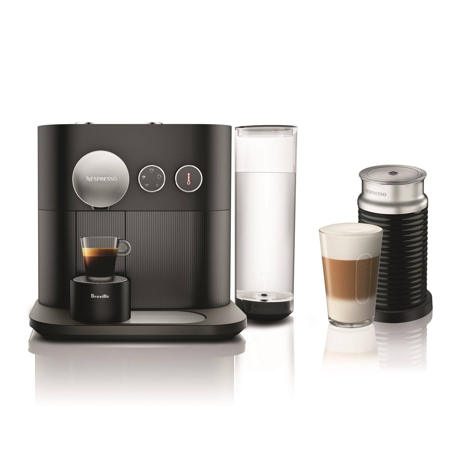Nespresso Expert Espresso Machine by Breville with Aeroccino, Black