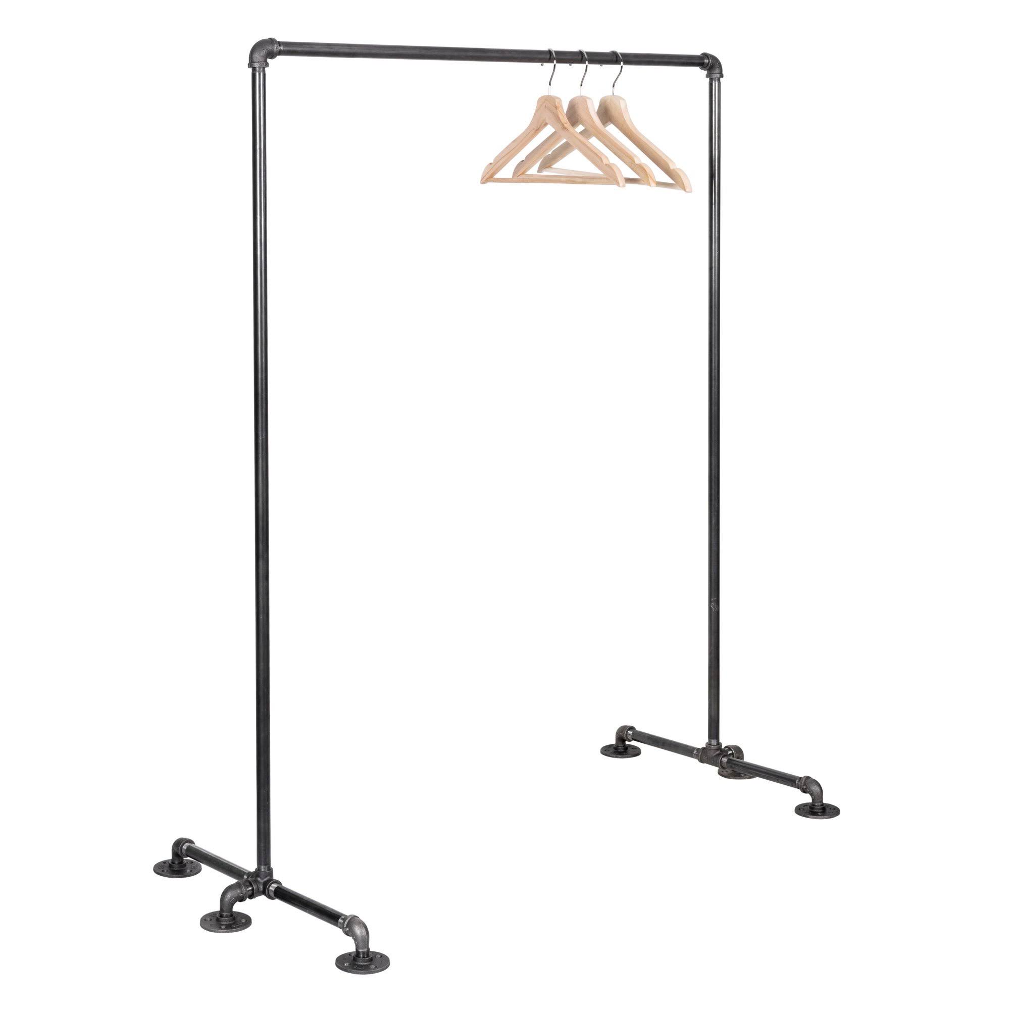Freestanding Clothing Rack by Pipe Decor