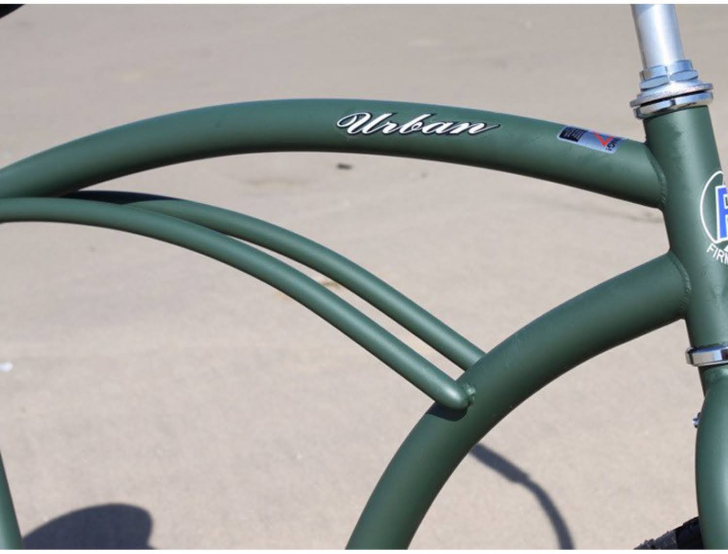 Firmstrong 26x22 Urban Man Single Speed Beach Cruiser, Matte Grey