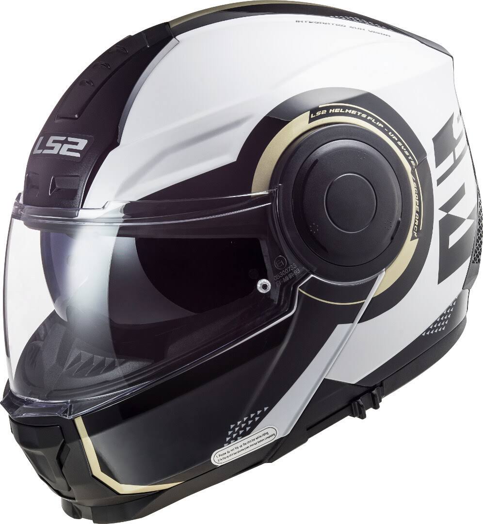 LS2 - Helmet FF902 Scope Arch White / Titanium - Size L
