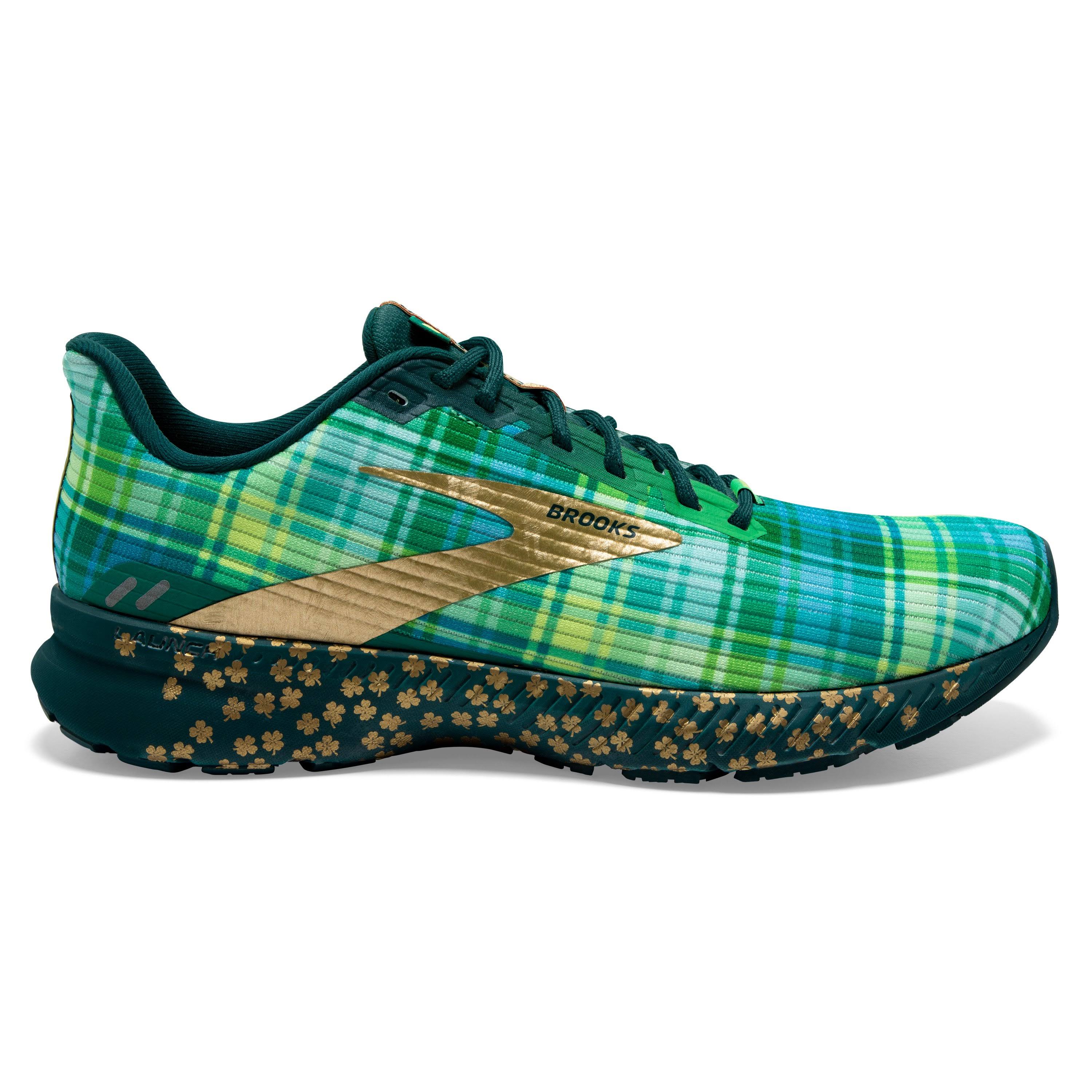 Brooks | Launch 8 | Women's Green/Gold / 8.5