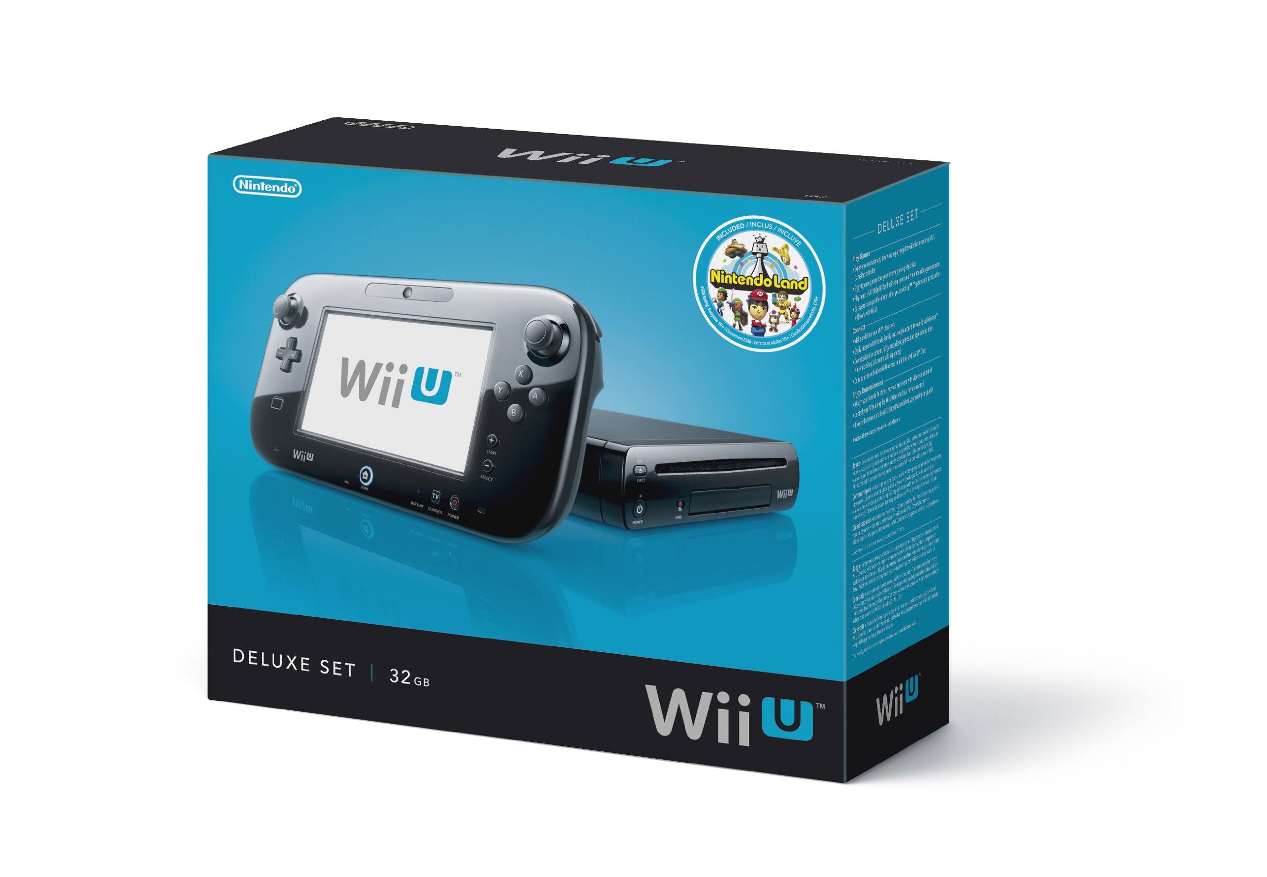 Nintendo Wii U Deluxe Set - 32 GB - Black