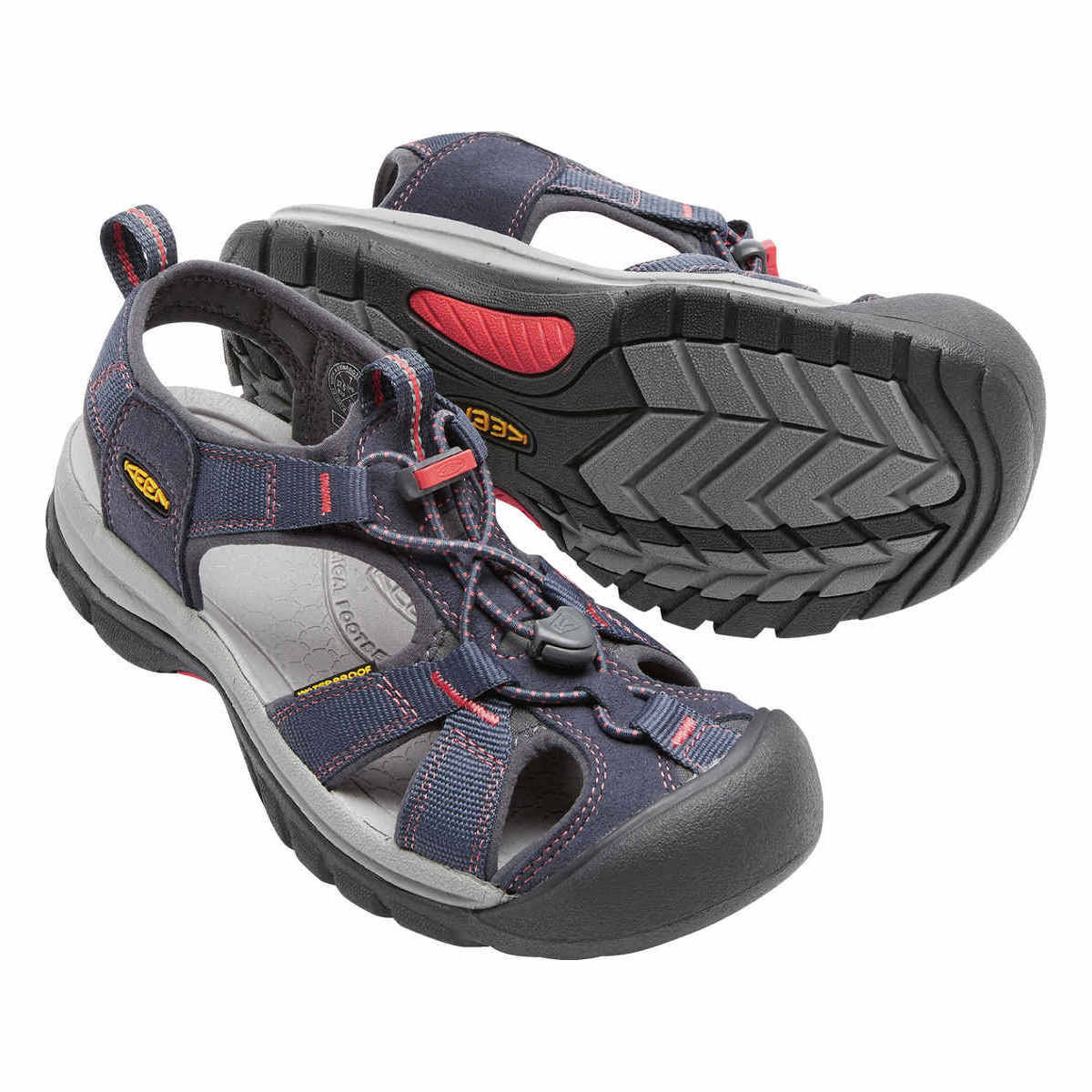 Keen Venice H2 Women's Midnight Navy/Hot Coral 9