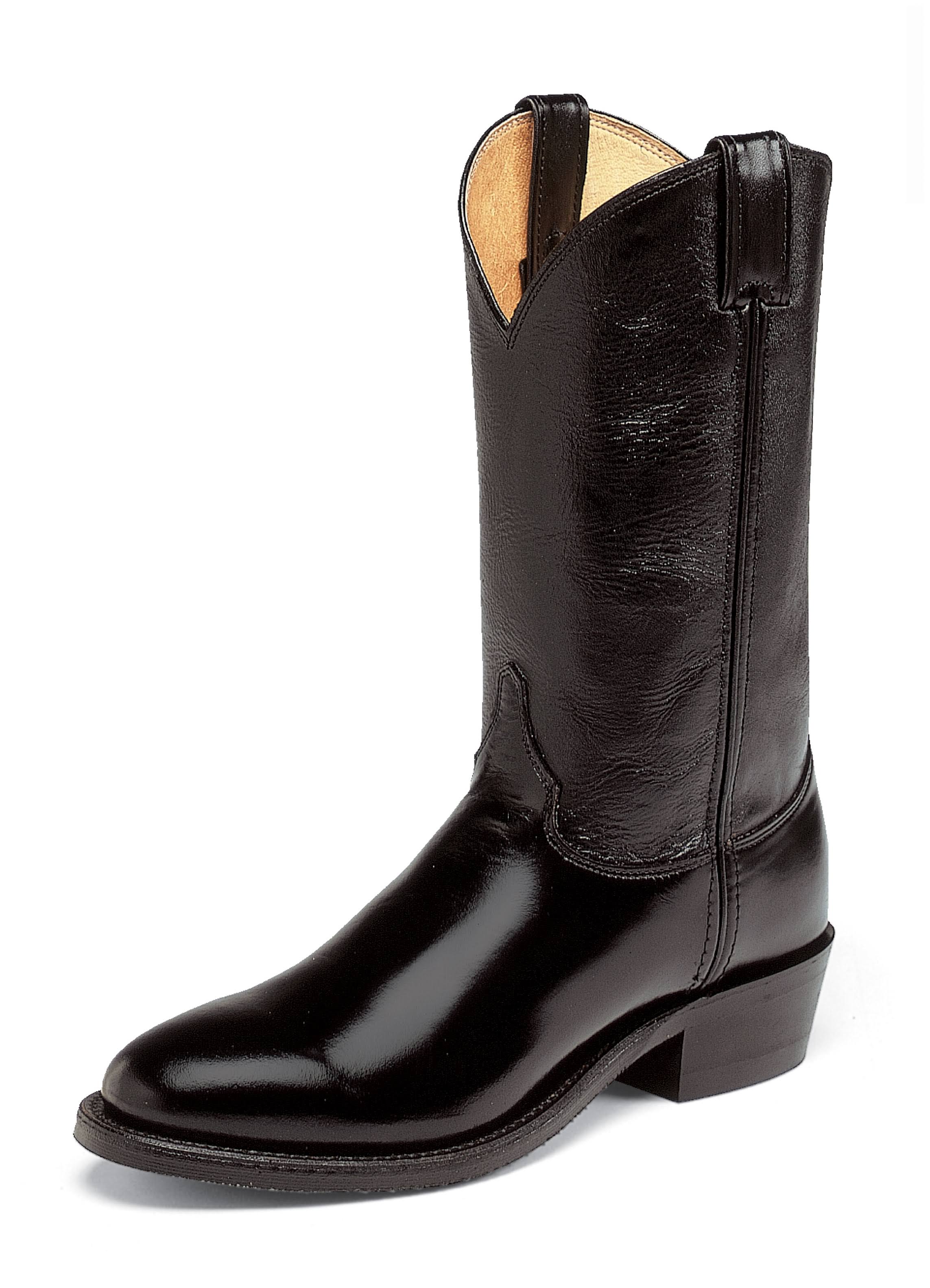 Justin Men's Tobias Classic Black Western Boots - 3040 - Size 12