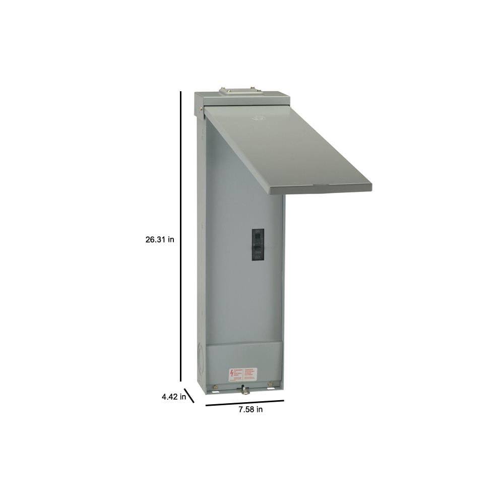 200A Mobile Home Outdoor Disconnect, GE, TQD200NREP