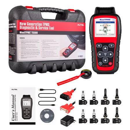 Autel MaxiTPMS TS508K with 4 Pics 315MHz MX-Sensor u0026 4 Pics 433MHz MX-Sensor (Interchangeable Valves with Press Design) TPMS