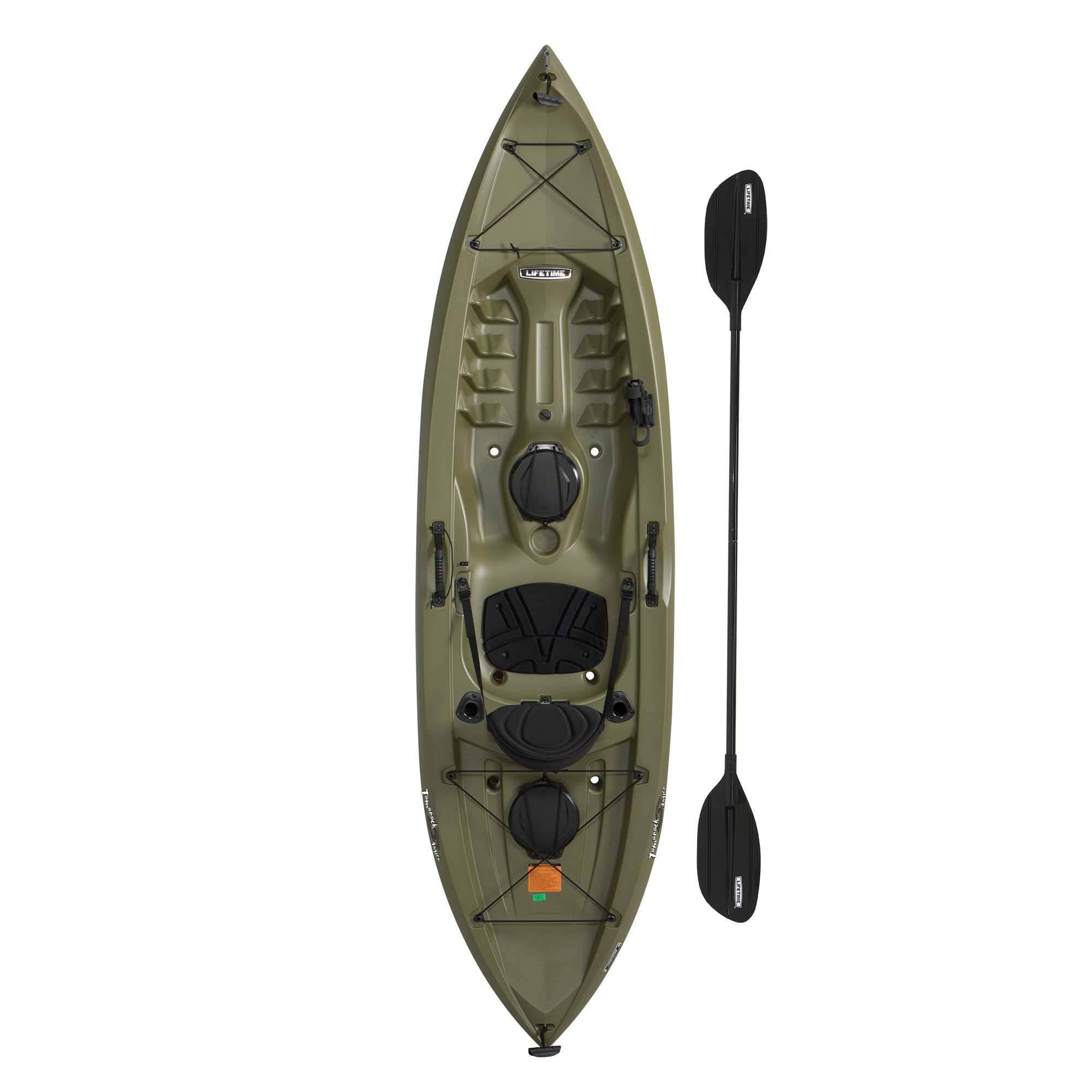 Lifetime Tamarack Angler 100 Fishing Kayak - Olive Green