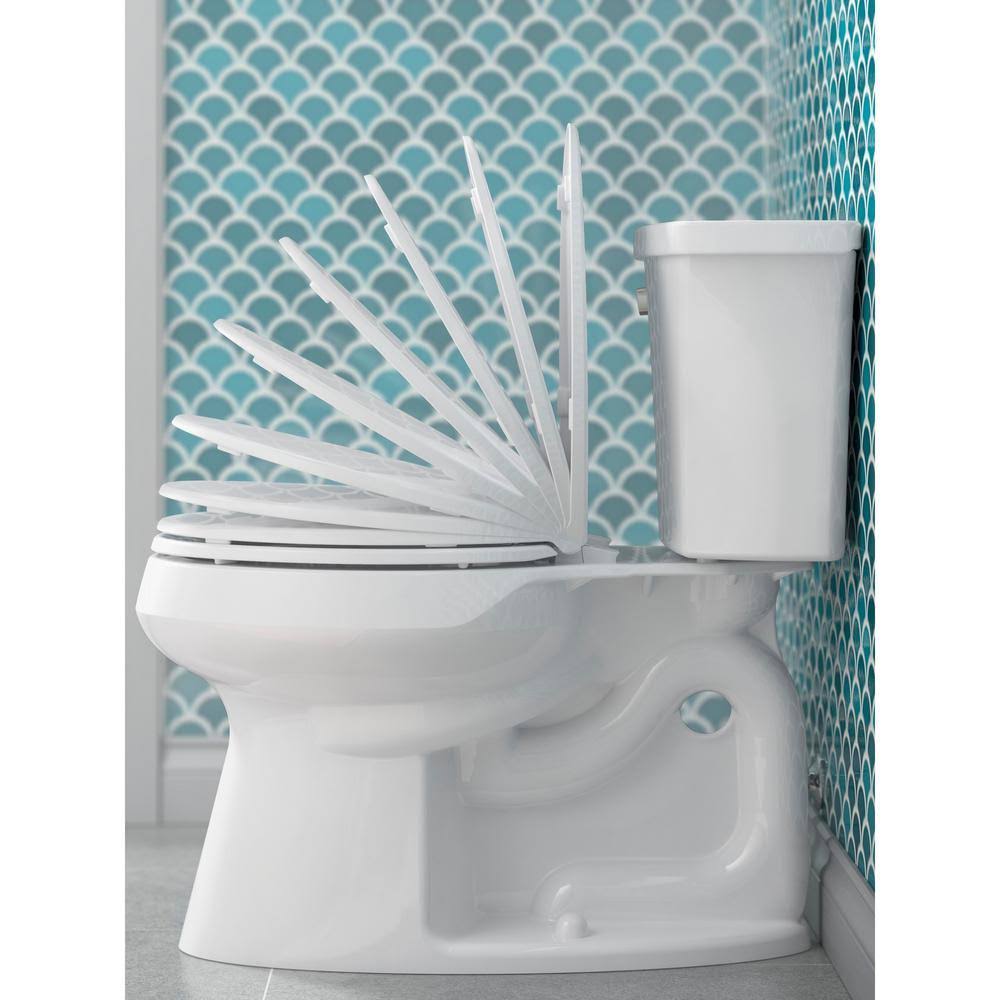 Highline Arc The Complete Solution 2-Piece 1.28 GPF Single Flush Elongated Toilet in White (Slow-Close Seat Included) 78279-0