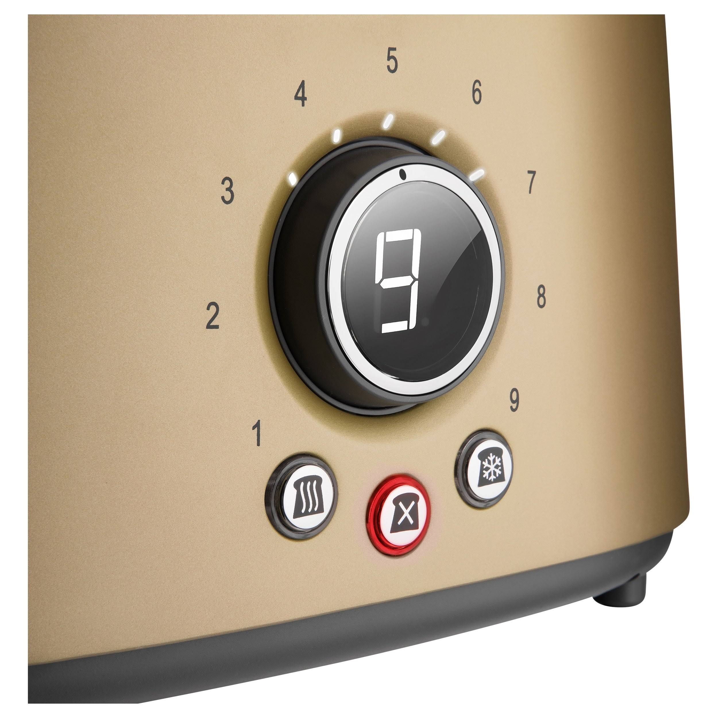 Sencor 2-Slot Toaster with Rack Champagne