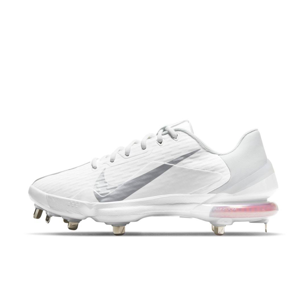 Nike Men's Force Zoom Trout 7 Pro Metal Baseball Cleats, White