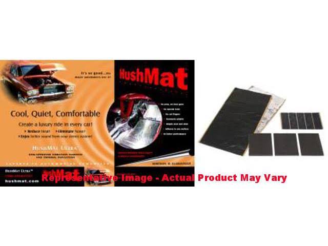 Hushmat 10400 Floor/Dash Kit Black; 20 Sheets; 12 in. x 23 in.; 38.75
