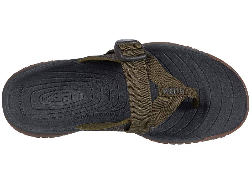 Keen Men's Solr Toe Post Sandal Dark Olive