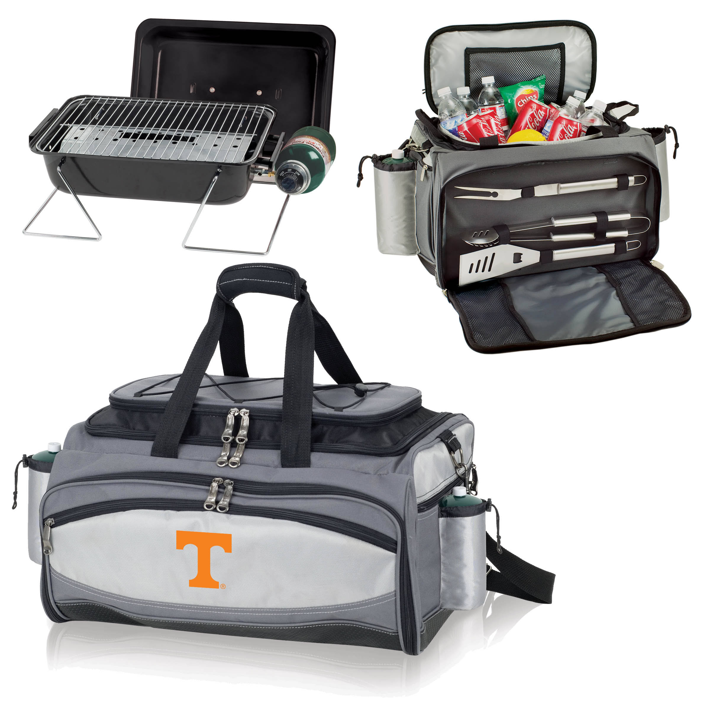 Picnic Time Vulcan Cooler u0026 Propane Gas Grill - Tennessee Volunteers