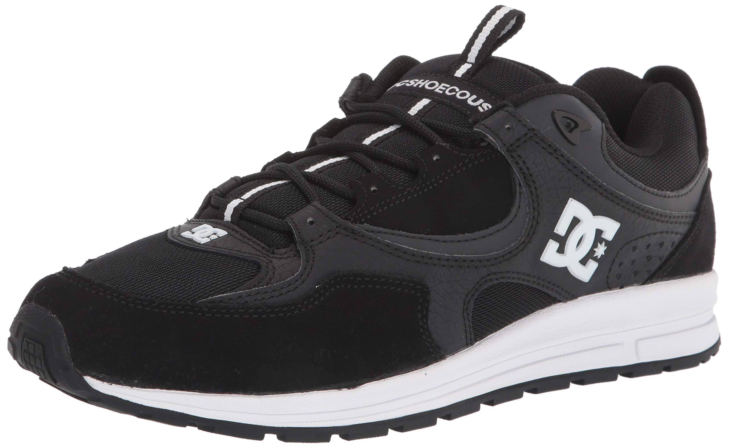 DC Kalis Lite Men's Skate Shoes Black/Black/White : 14 D - Medium