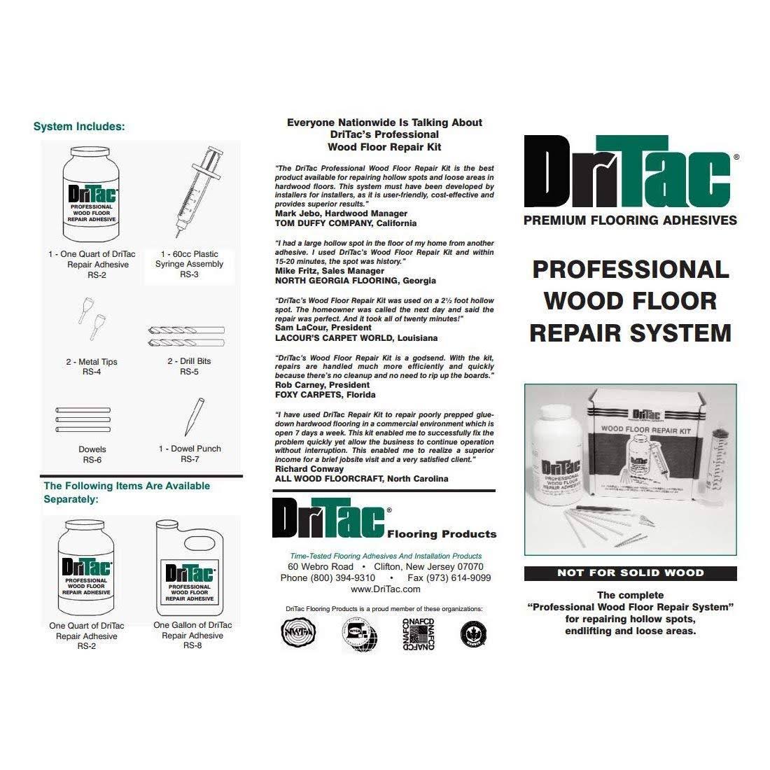 DriTac Wood Floor Repair Kit-Engineered Flooring Only 32oz