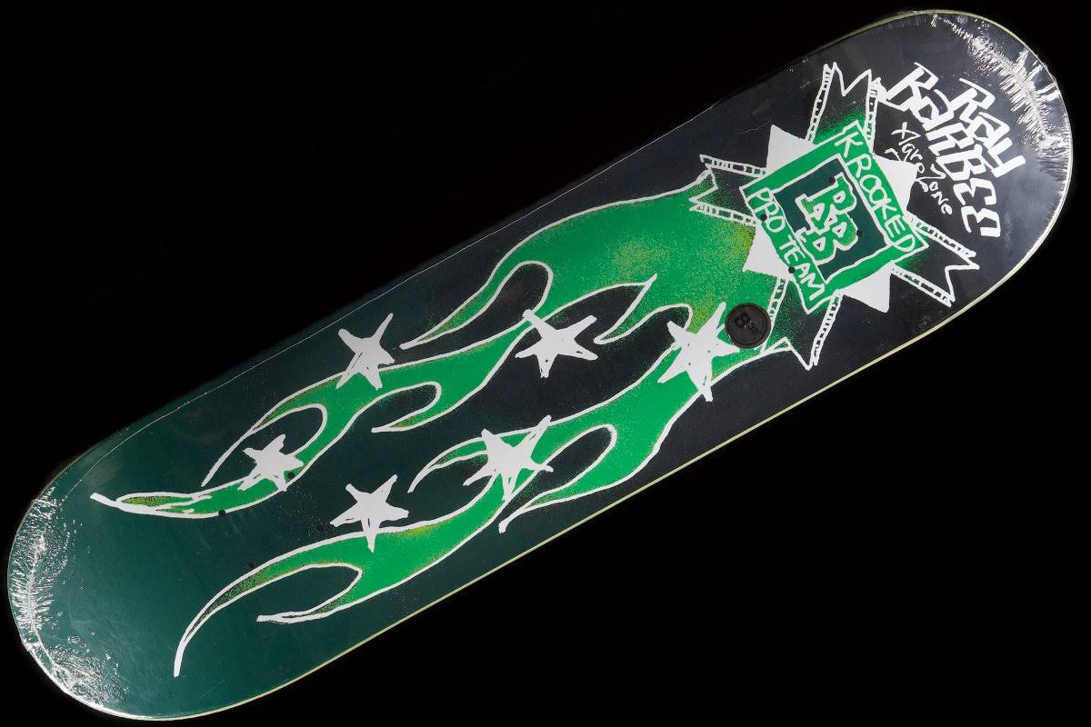 Krooked Skateboards Barbee Flames Deck 8.38