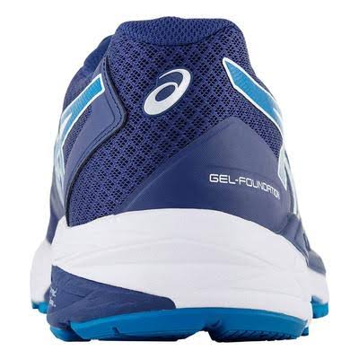 Asics Gel Foundation 13 Wide Fit (2E) Mens Running Shoes - Blue