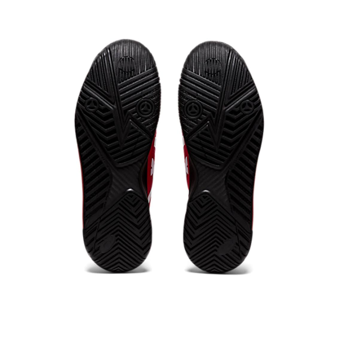 Asics Men's GEL-Resolution 8 Tennis Shoe (Electric Red/White)